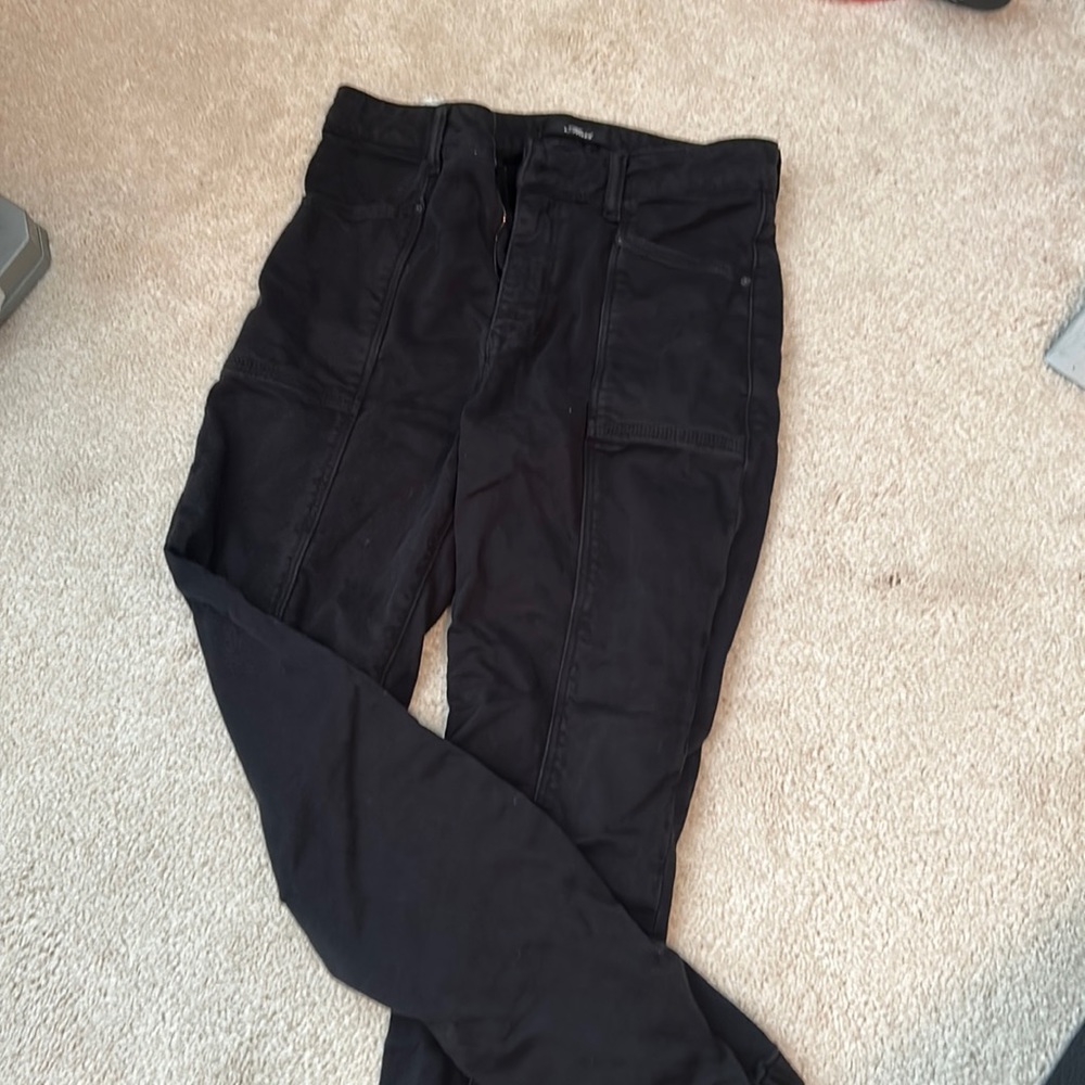 Black cargo pants